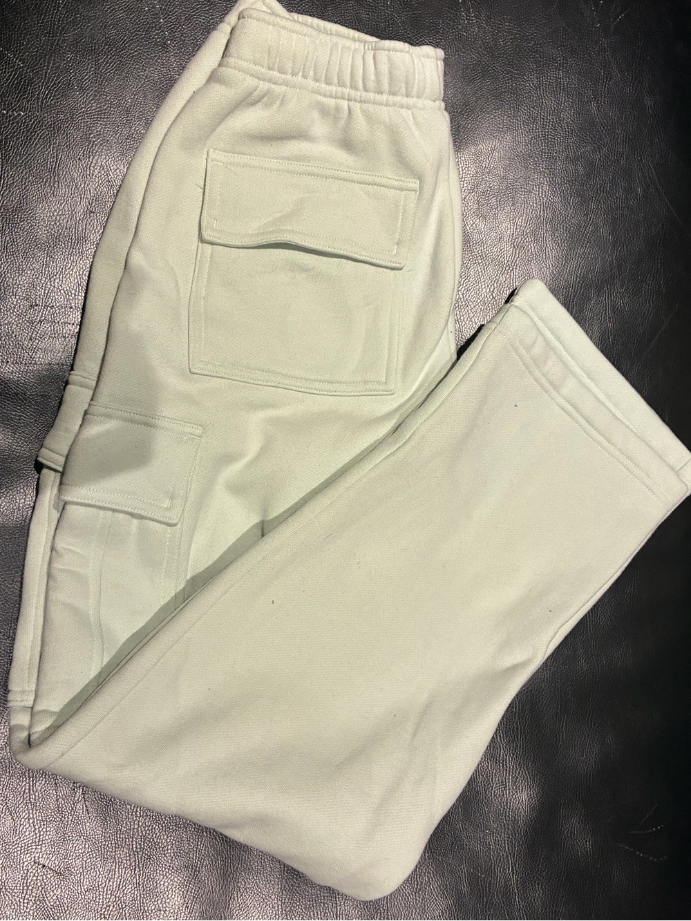 Aritzia Cargo Sweatpants in Light Mint